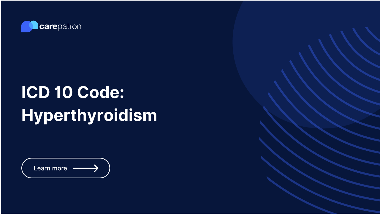 Hyperthyroidism icd 10 cm codes 2023